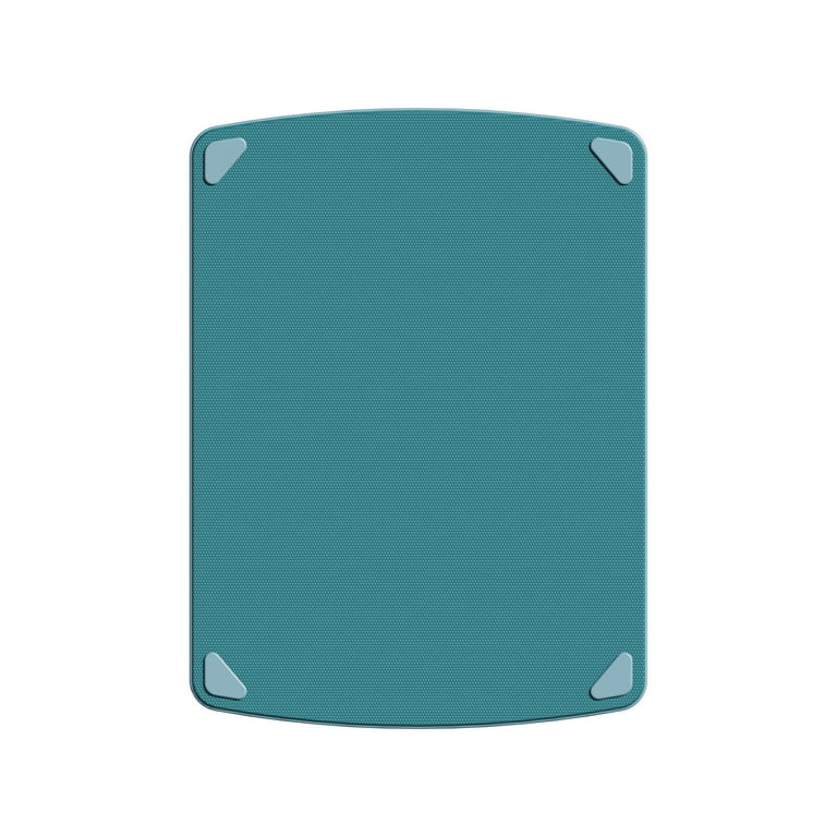 2-Piece Cutting Board Set with Anti-Slip Mats, Cool Water Blue photo 3