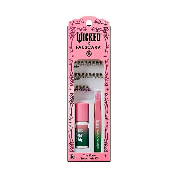 WICKED X FALSCARA Lash Extension Kit, Munchkinland, 8mm-10mm, 10 Lash Clusters