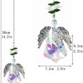 thumbnail image 2 of Atrapasueños colgantes de cristal, prismas de chakras con alas de Ángel, adorno de arcoíris, decoración del hogar, 2 of 5