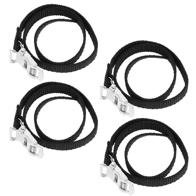 MasteelfCA 4pcs Bicycles Pedal Toe Straps Universal Foot Pedal Straps Replacement