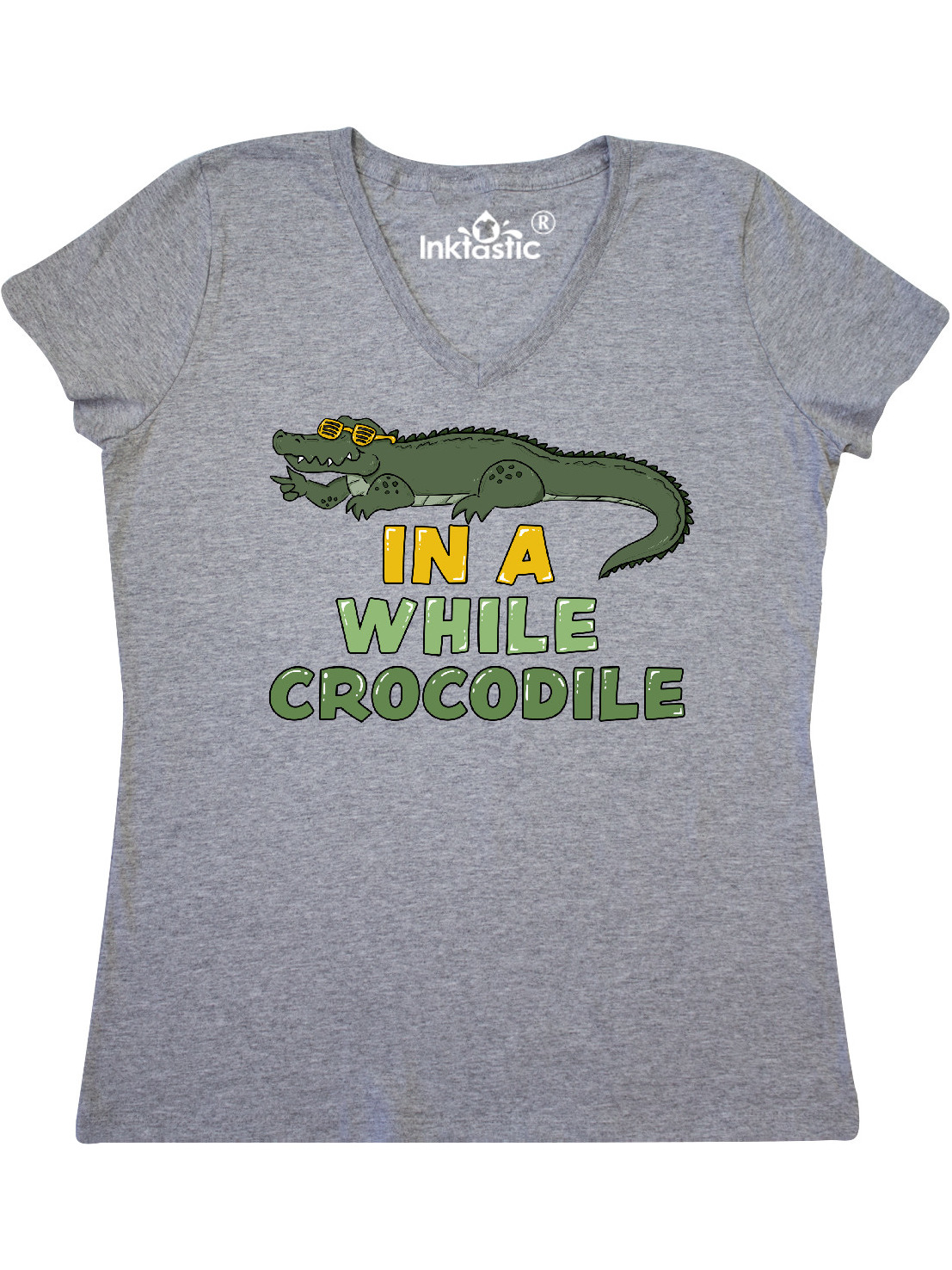 crocodile v neck t shirt