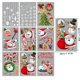 thumbnail image 1 of Adhesivo electrostático para ventana con decoración de copos de nieve navideños (b), 1 of 4