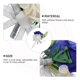 thumbnail image 3 of WASHWEPE Corsage De Flores Artificiales En Azul Real Para Novia Y Damas De, 3 of 8