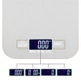 thumbnail image 3 of Food Scale, 5KG / 1g Digital Kitchen Scale Weight Grams and oz for Cooking Baking, Precise Graduation, Stainless Steel and Tempered Glass, 3 of 7