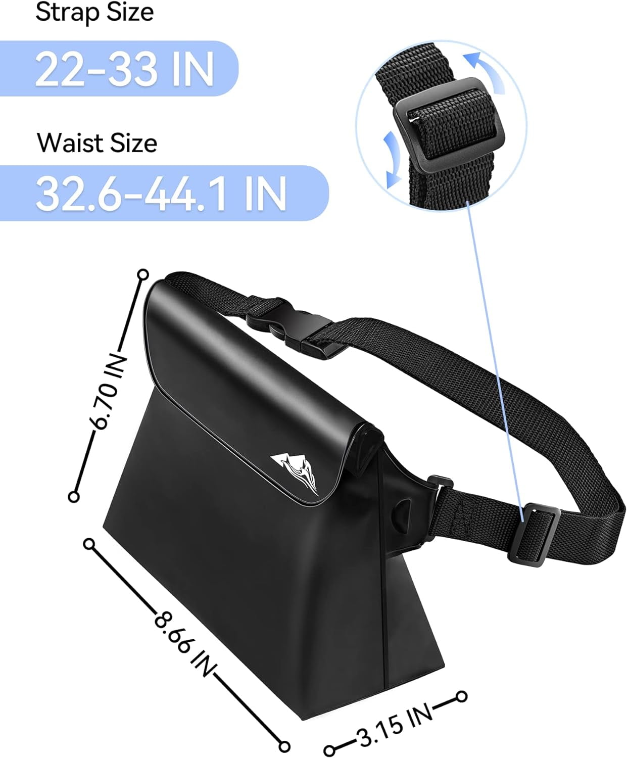 2/3/4 Pack Waterproof Pouch with Waist Strap, Screen Touchable Dry Bag with Adjustable Belt for Phone Valuables for Kayaking, Swimming, Snorkeling, Boating, Fishing, Surfing & Beach