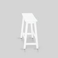thumbnail image 2 of East West Furniture - KATY4-WBW-W - 4 Piece Mid Century Dining Set Contains a Dining Table, 2 Kitchen Stools with a Kitchen Bench - Wire Brushed Bright White Finish, 2 of 10