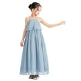 thumbnail image 4 of Ekidsbridal A-Line Ruffle Chiffon Flower Girl Dresses Birthday Party Gown Father Daughter Dance 192 8, 4 of 6