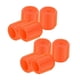 thumbnail image 1 of 8 tapones para válvulas de neumáticos de coche, luminosos y noctilucentes para coches y camiones. Naranja, 1 of 8