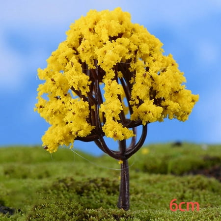 Fairy Garden Ornaments KABOER Mini Garden Ornament Miniature Resin Tree Figurine Craft Plant Pot Fairy Garden Decor ()