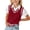 Red, variant on Lmnyox Kid's Sweater Vests Casual V Neck Sleeveless School Uniform Fall Vintage Cable Knit Cardigan 0-15 Years