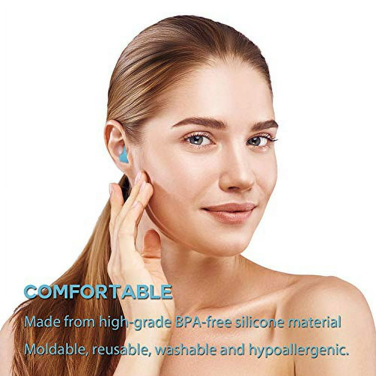  Ear Plugs for Sleeping - Vegpoet Reusable Moldable