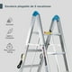 thumbnail image 3 of Escalera Plegable De Aluminio 5 Escalones Fold A Step Soporta 150Kg Voltio gris, 3 of 8