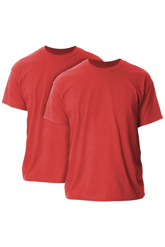 Mens and Big Mens Ultra Cotton T-Shirt, 2-Pack, up to size 5XL