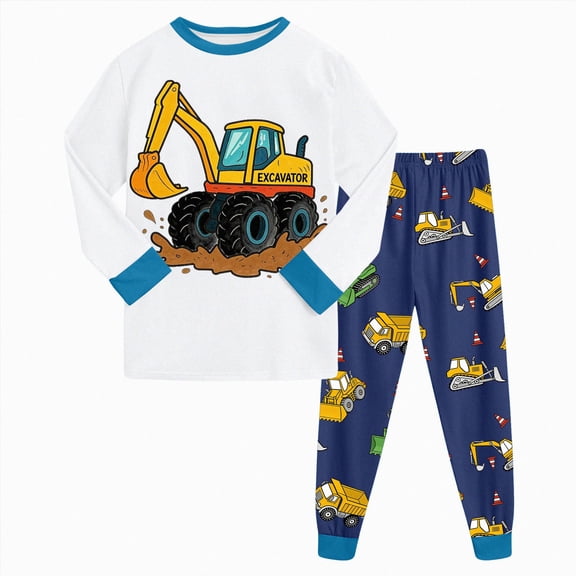 NOLDARES Baby Toddler Boy Fall Winter Outfit Cartoon Embroidery Tops and Plaid Pants Set 2pcs Toddler Boy Spring Fall Winter Clothes Outfits Clothing(White,3-4 Y)