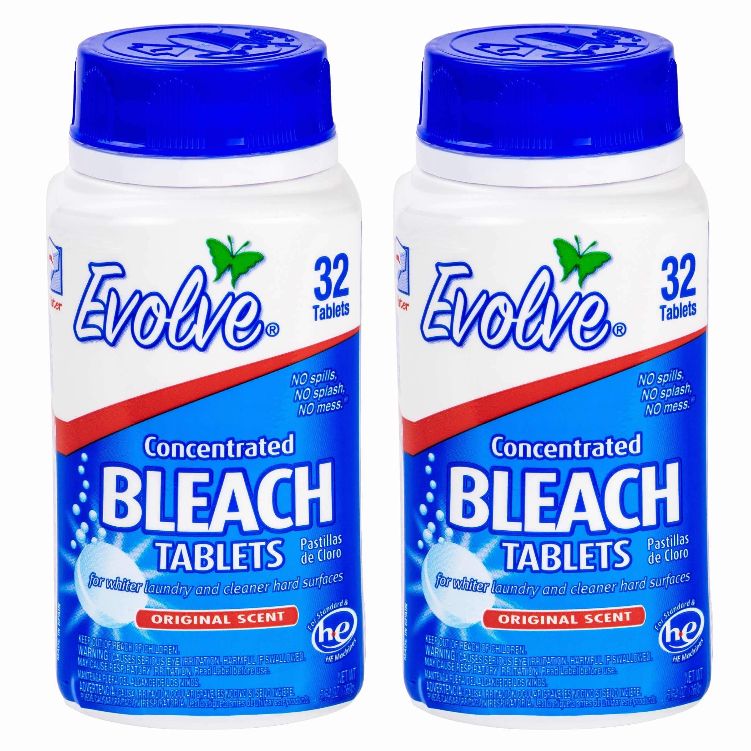 Evolve Ultra Concentrated Bleach Tablets, Original Scent, 64 Total