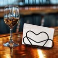 thumbnail image 4 of Metal Napkin Holder for Table, Iron Freestanding Tissue Dispenser Heart Standing Napkin Dispenser for Kitchen Dining Farmhouse Bar Cafe Napkin Holder, 4 of 5