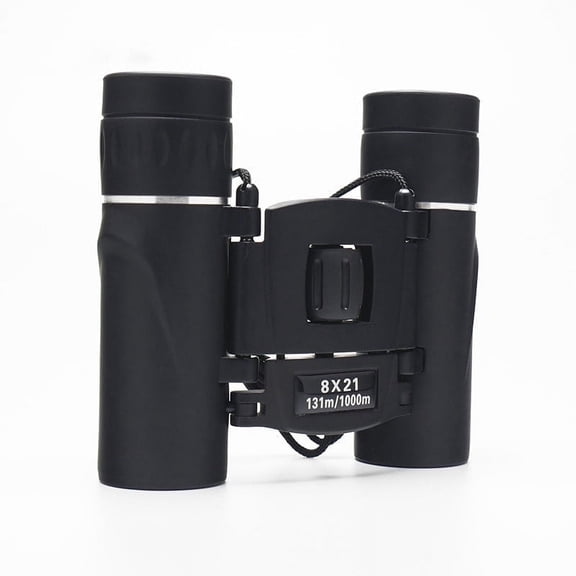 x21 Compact Binoculars for Adults and Kids – High Powered, Easy Focus, BK7 Prism, Waterproof – for Bird Watching, Hunting, Travel, Sports – Black