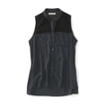 thumbnail image 1 of Aeropostale Womens Button Down Chiffon Tank Top, Grey, Juniors, Medium, 1 of 1