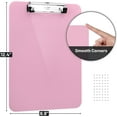 thumbnail image 3 of Mr. Pen- Plastic Clipboard, 12.5” x 9”, Careys Pink, Clipboards for All Ages, Clipboards Plastic, Clip Board, Teacher Clipboard, Cute Clipboard, Plastic Clipboards, 3 of 7