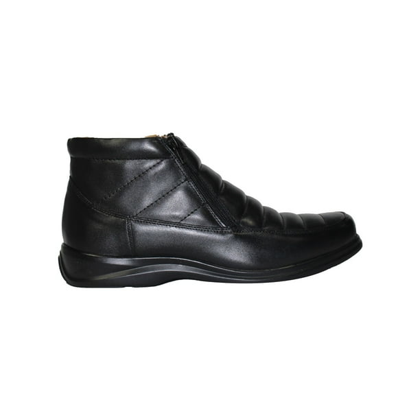 BOTAS BOTINES LEON HOMBRE CABALLERO NEGRO PIEL DE BORREGO 1091