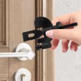 thumbnail image 4 of BRIGHTFUFU Security Door Lock Portable Design For Travelers Black 1Pack, 4 of 8