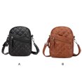 thumbnail image 2 of Guardurnaity Hombro negro Retro teléfono mujeres PU Mini mujeres pequeño bolso de cuero bolsos bolso de hombro tipo bandolera de moda para mujeres Bolsas de mensajero y de hombro A, 2 of 6