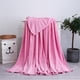 thumbnail image 1 of Manta De Felpa Manta de forro polar de color liso de 100x140cm, suave, de microfibra de poliéster, para cama, sofá, todas las estaciones, ligera, transpirable, regalo (rosa, 1 pieza) Rkxzt, 1 of 8