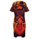 thumbnail image 5 of Vestido de bolsillo suelto del Rey No Muerto, vestido de verano para mujer 2025, vestido elegante, 5 of 7