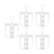 thumbnail image 5 of 5 perchas con capucha para ropa, organizador de almacenamiento para armario. Blanco, 5 of 9