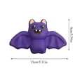 thumbnail image 2 of Halloween Pumpkin Squeeze Toys, Slow Rise Glitter Dumpling Squishies, Cute Pumpkins Stress Ball Gifts for Adults Anxiety Relief Office, Purple, 2 of 6