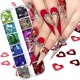 thumbnail image 1 of Pegatinas de arte de uñas para el día de San Valentín Lentejuelas de uñas de corazón 3d Suministros de uñas de corazón de amor Corazón láser Diseños de uñas acrílicas brillantes de, 1 of 5