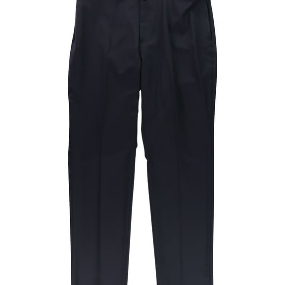 Ralph Lauren Mens Flat Front Dress Pants Slacks, Blue, Big & Tall, 46W x 36L