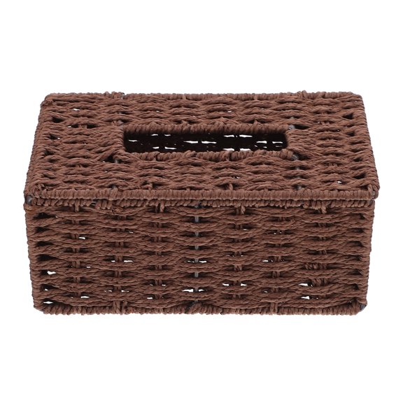 HOOWIFFY Practical Coffee Paper Napkin Tissue Box Holder for Home Decor and Kitchen Use