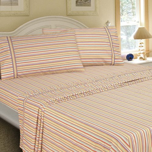 Mainstays Flat Bed Sheet Set, 1 Each