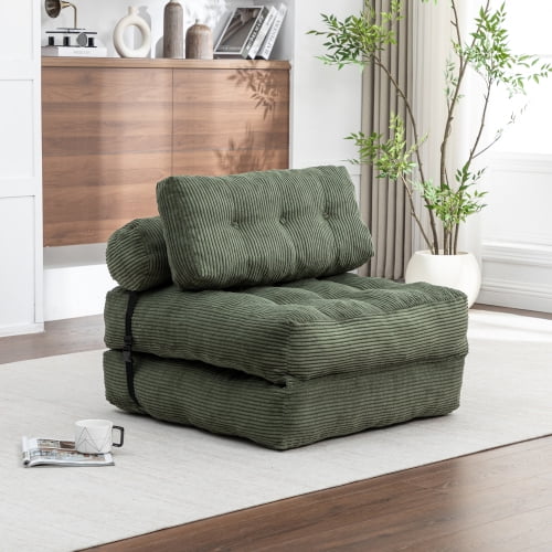 Sofá cama plegable, silla convertible con almohada colchón plegable con soporte de espalda