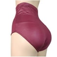 thumbnail image 5 of Pantalones de poliéster para mujer, de cintura alta, moldeadores y levantadores de cadera, de color liso y talla grande., 5 of 5