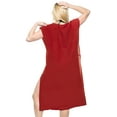 thumbnail image 4 of HAPPY BAY Women's Beachwear Summer Swim Beach Dress Cover ups for Swimwear Women Short Front Tie Swimsuit Coverups for Women XL-XXL Red_AC114, 4 of 4