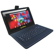 NEW LINSAY 10.1 IPS 64GB Storage Android 13 Wi-Fi Tablet with Keyboard Black Case, Google certified