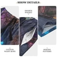 thumbnail image 6 of Men's Pajama Bottoms Athletic Shorts For Men Casual Cotton The Whales in The Cyber City, 6 of 7