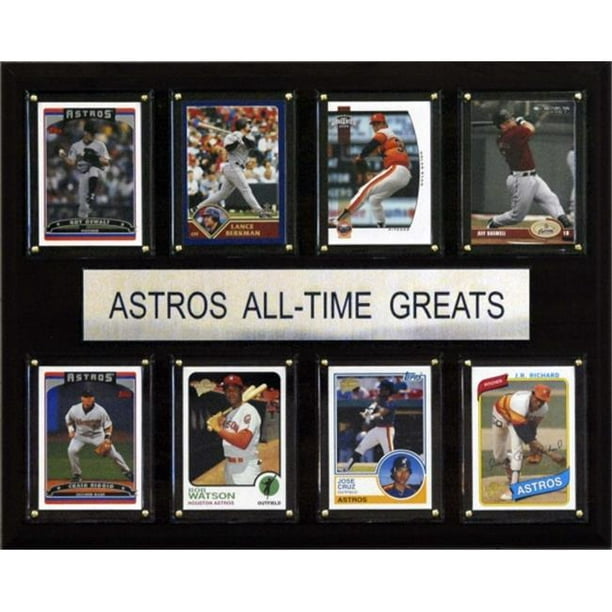 C & I Collectables 1215ATGAST MLB Houston Astros Tous les Temps Grands Plaque