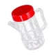 thumbnail image 5 of BRIGHTFUFU Dispensador de aceite acrílico, tapa roja de plástico, olla de aceite, engrasador, vertedor de salsa, botella de vinagre, suministros de cocina (450ML), 5 of 7
