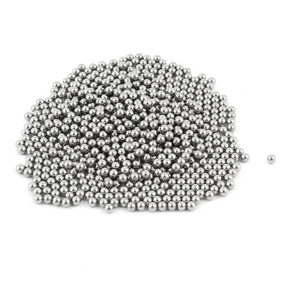 Unique Bargains Silver Tone 4mm Bearing Steel Balls Bicycle Bike Spare Parts 750 Pcs