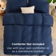 thumbnail image 4 of Juego de ropa de cama Bedsure con funda de edredón y sábana ajustable queen azul, 4 of 8