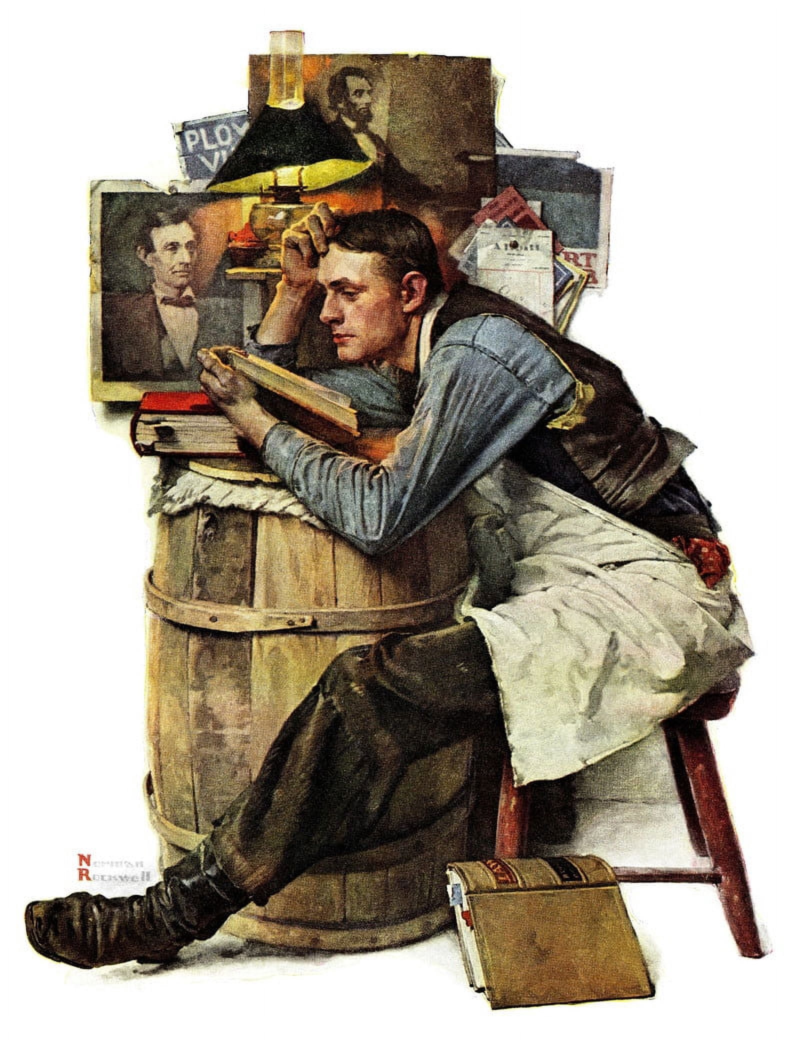 Marmont Hill "Law Student" by Norman Rockwell Painting Print on Canvas