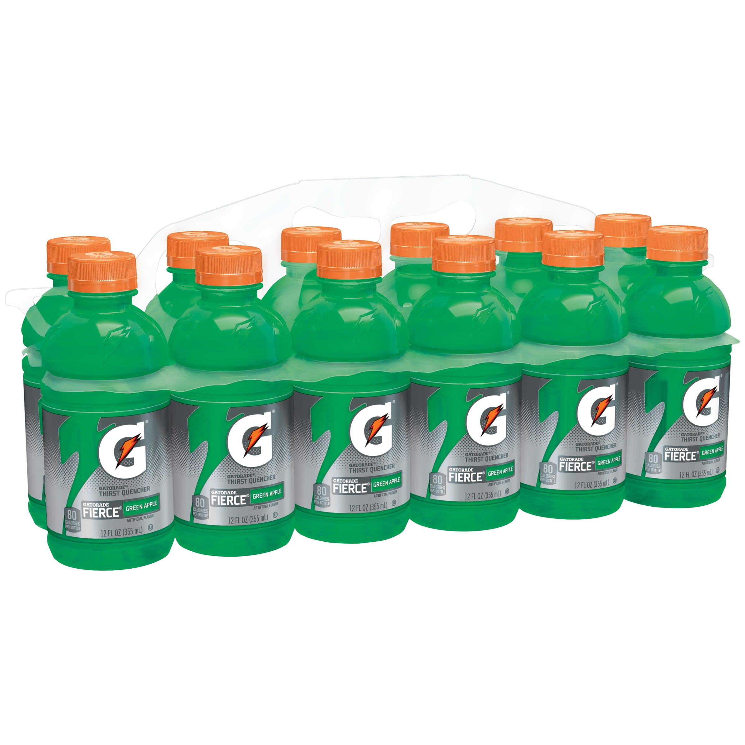 Gatorade Thirst Quencher Green Apple Drink, 12 Fl. Oz., 12 Count