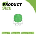 thumbnail image 2 of Uxcell 100pack PP Plastic Bearing Balls, 6mm Solid Plastic Balls, G2 Precision Polypropylene Mini Ball, Green, 2 of 6