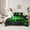 Black Green, variant on Erosebridal Girls Football Bedding Sets Twin Size,Sports Game Comforter Sets with Sheets,Red Geometric Glowing Plaid Bed in a Bag Twin Size,Microfiber Bedroom Decor Reversible,7-Piece