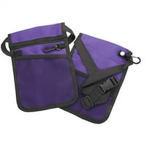 AsaTechmed Medical Pouch Hip Bag Antimicrobial, Nurse, Homecare, Medical Organizer Belt (Pouch Only) Many Colors! (Violet)