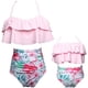 thumbnail image 1 of Traje de baño para niñas Conjunto de bikini de dos piezas Ruffle Falbala Trajes de baño Trajes de baño Xemadio WMZL-956-91, 1 of 7