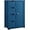 Navy Blue, variant on NALYL Wooden Bathroom Floor Cabinet, Free Standing Side Cabinet w/4 Drawers & 3 Tier Cupboard Storage Organizer Unit for Hallway/Entryway, Black